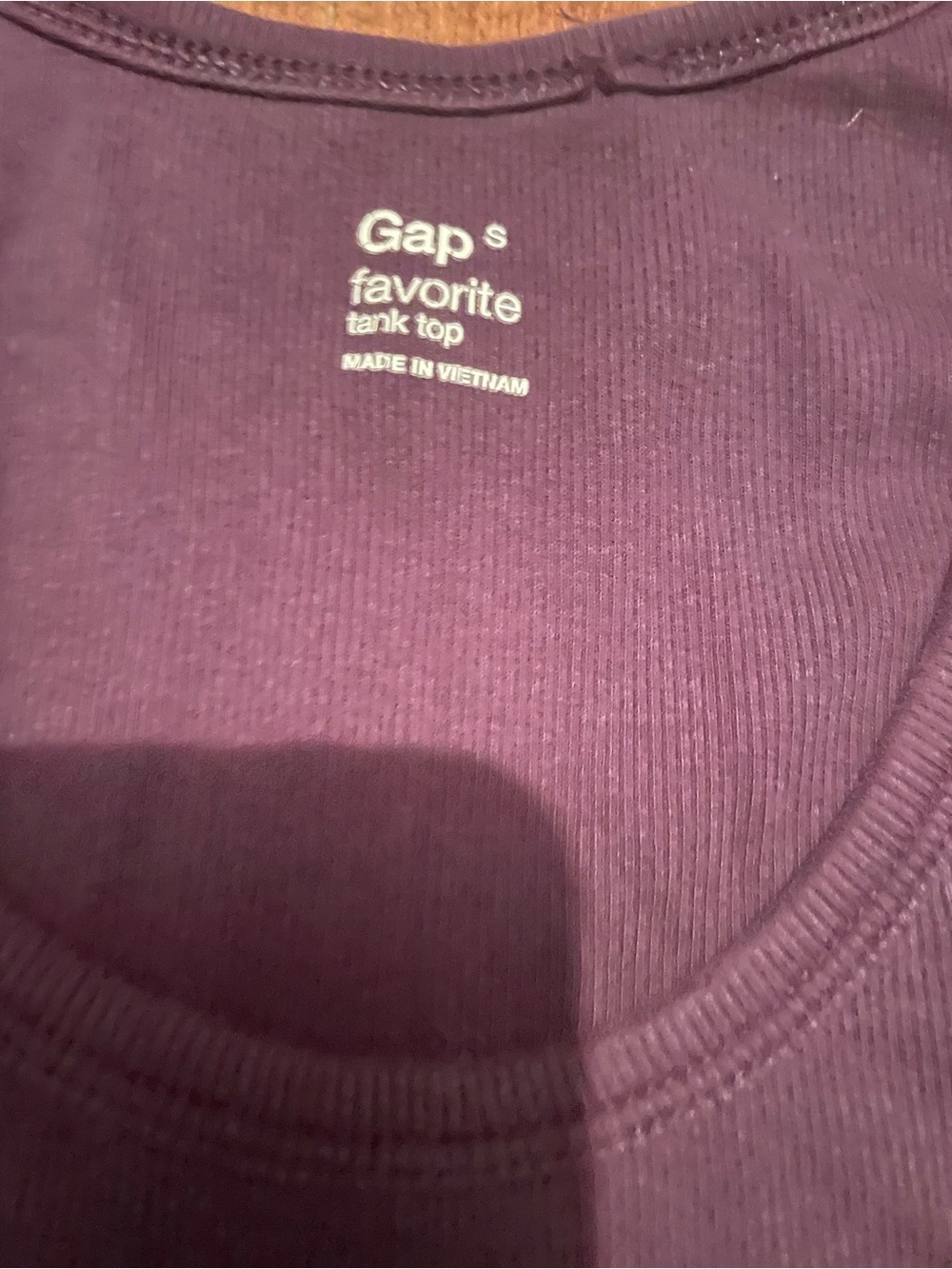 GAP purple Ribbed Tank - Picture 3 of 9